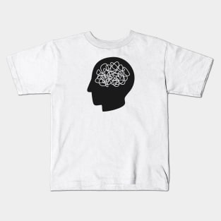 Mental Health Brain Scramble Kids T-Shirt